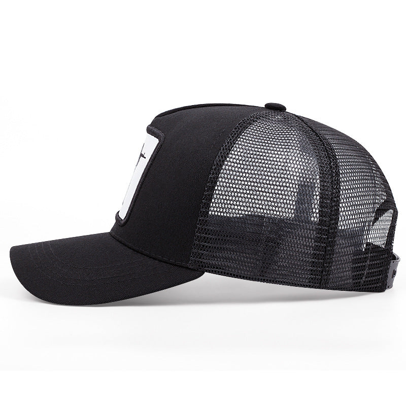 Wholesale game player baseball cap event peaked cap sun-proof breathable mesh cap